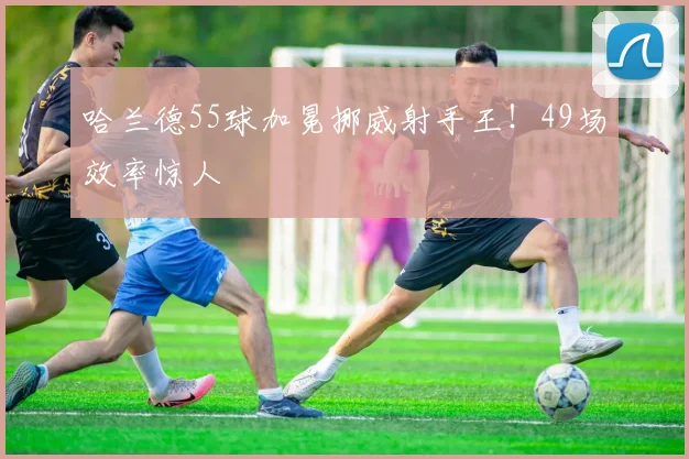 哈兰德55球加冕挪威射手王!49场效率惊人